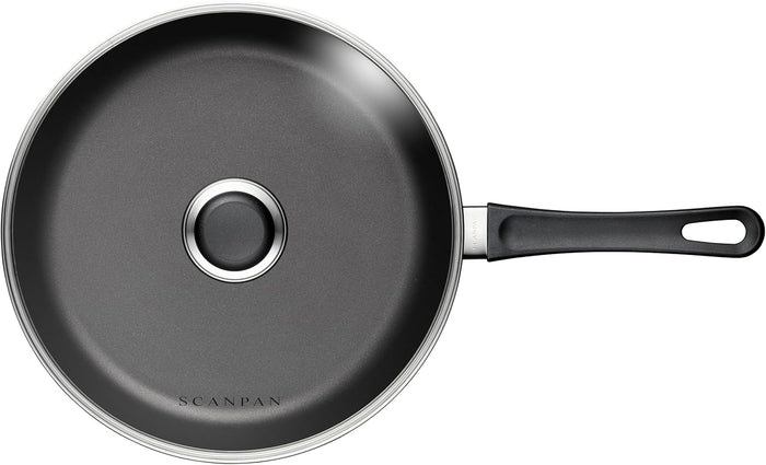 SCANPAN Hapjespan / Sauteerpan met deksel Classic Induction ø 28cm / 3 liter - geschikt voor alle warmtebronnen - standaard anti-aanbaklaag