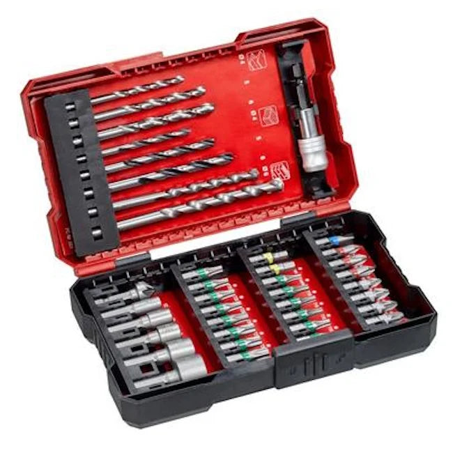 Set burgija adaptera i bitova Hex burgije za metal i drvo L-Box 39/1 Einhell