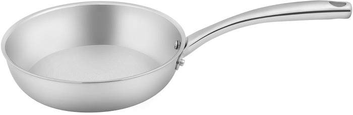 Sola Koekenpannenset Green Cooking+ Triply RVS 3-delig - ø 20, 24 & 28 cm - geschikt voor alle warmtebronnen - zonder anti-aanbaklaag