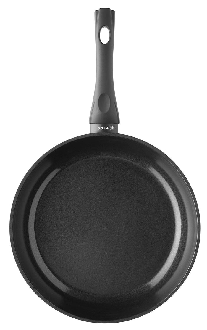 Sola Pannenset Stonehenge 2-Delig - Koekenpan ø 28 cm en Wokpan ø 28 cm - keramische anti-aanbaklaag