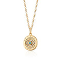 SPG-225 Evil Eye Pendant Necklace