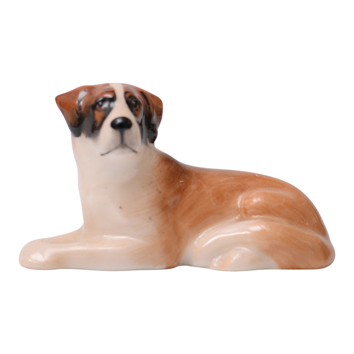 St. Bernard Lying Miniature Dog K19