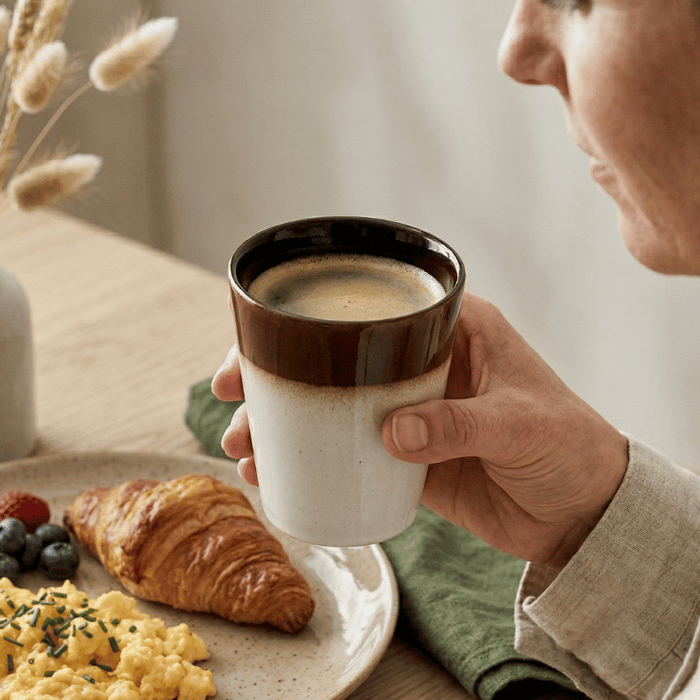 Studio Tavola Cappuccinokopjes - Koffiebekers - Earth 310 ml - 6 stuks