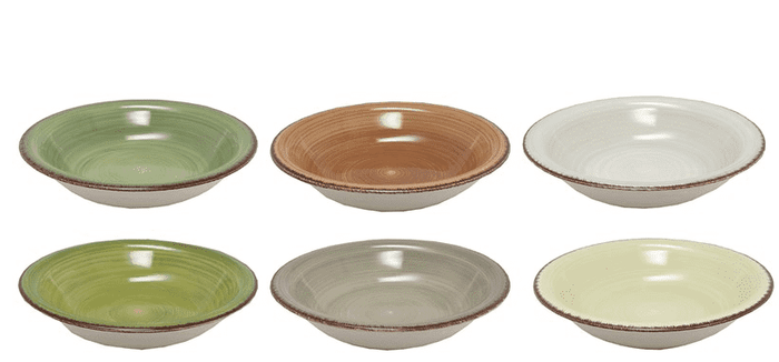 Studio Tavola Diepe Borden / Pastaborden Deep Forest ø 21 cm - 6 stuks