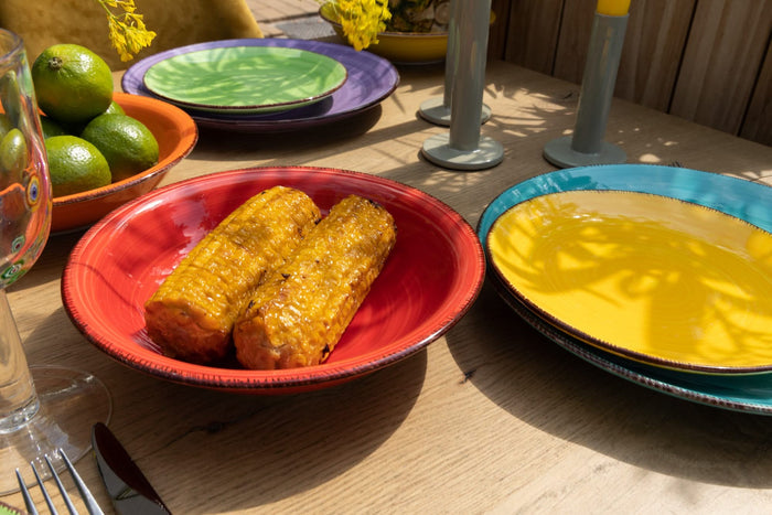 Studio Tavola Serviesset Sunny Summer 18-delig / 6 personen - 6 ontbijtborden, 6 soepborden en 6 dinerborden