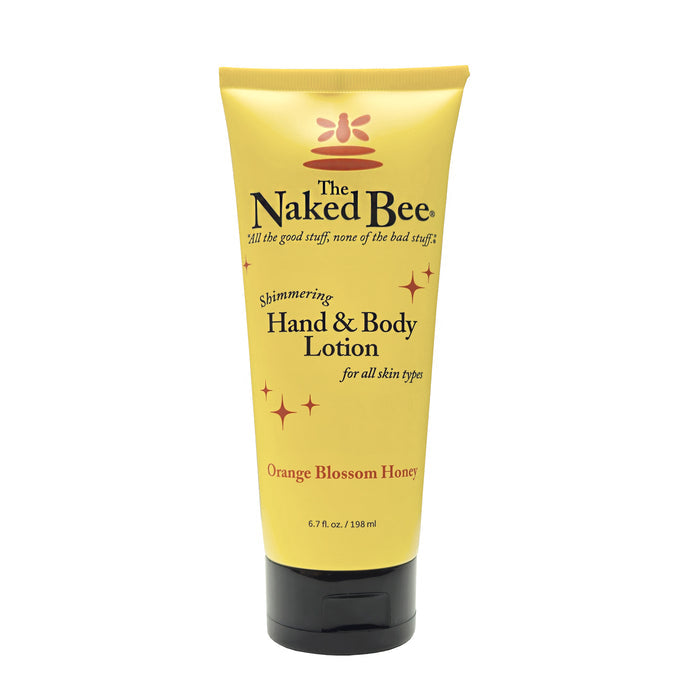 The Naked Bee - Orange Blossom Honey - Shimmering Hand & Body Lotion 6.7oz