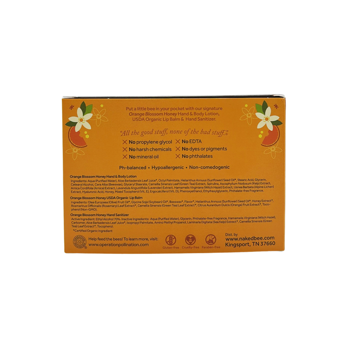 The Naked Bee - Orange Blossom Honey Mini Bee Kit