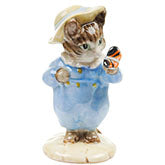 Tom Kitten & Butterfly cat sculpture