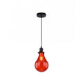 VESTA 266 VISILICA CHIC-PRETO/VM 1*E27 red glass