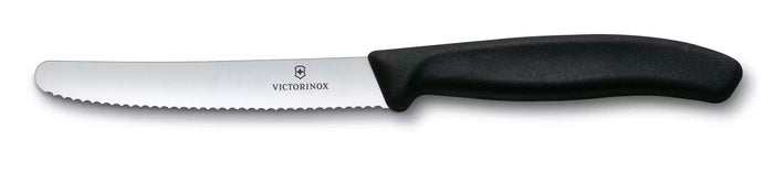 Victorinox Schilmessenset Swiss Classic Zwart 2-delig - Tomatenmes & Schilmes