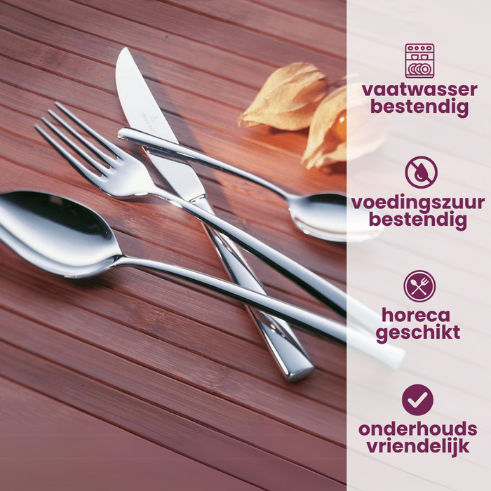 Villeroy & Boch Bestekset Piemont - 18/10 RVS - 12-delig / 3 personen