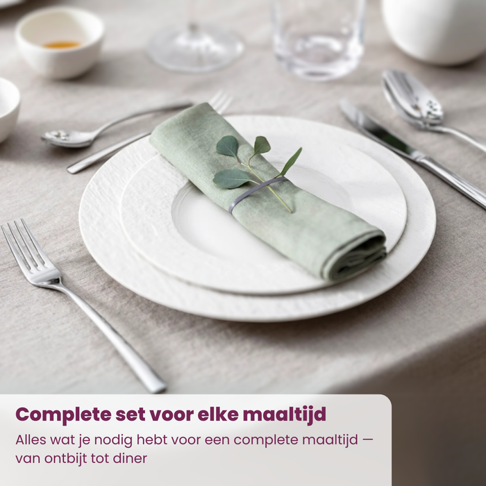 Villeroy & Boch Bestekset Piemont - 18/10 RVS - 12-delig / 3 personen
