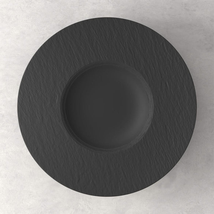 Villeroy & Boch Diep Bord / Pastabord Manufacture Rock - Zwart - ø 28 cm