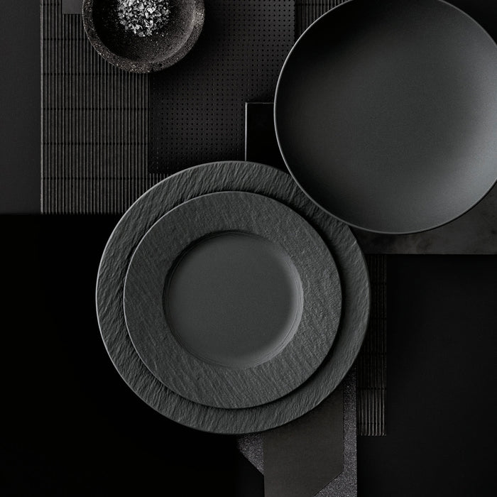 Villeroy & Boch Dinerbord Manufacture Rock - Zwart - ø 27 cm