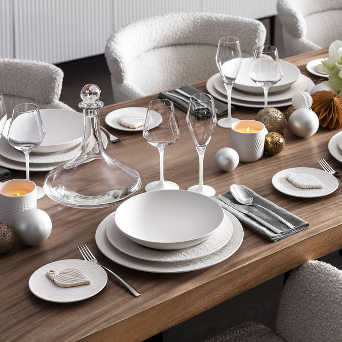 Villeroy & Boch Gebaksbordje Manufacture Rock - Wit - ø 15.5 cm