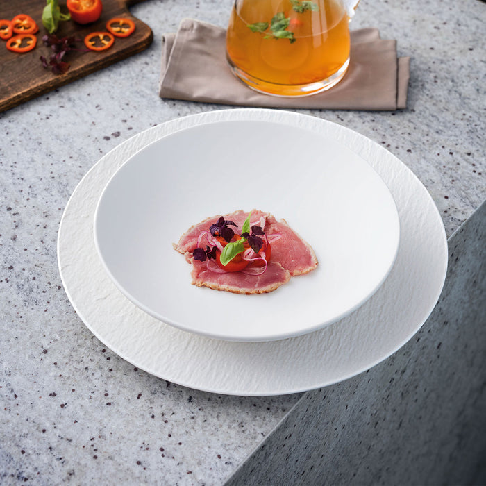 Villeroy & Boch Pizzabord / Onderbord Manufacture Rock - Wit - ø 31.5 cm