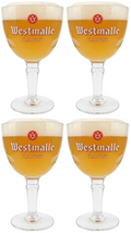Westmalle Bierglazen 330 ml - 4 Stuks
