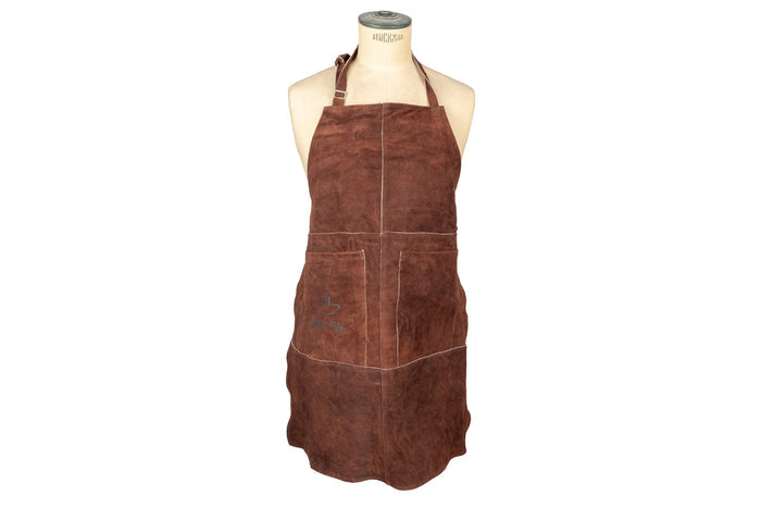 White Fire BBQ Schort & Handschoenen Leer - Bruin - 3-delig