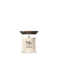 WoodWick Geurkaars Mini Vanilla & Sea Salt - 8 cm / ø 7 cm - Geurkaars in Glas - Houten Lont